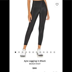 Beach Riot Ayla Black Leggings